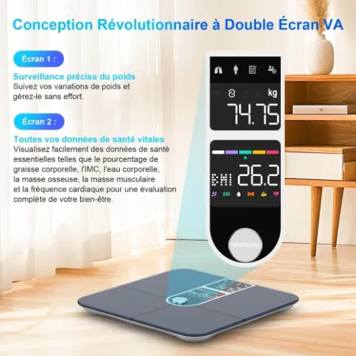 Avis Healthkeep Pèse Personne Connectée : la balance Bluetooth qui met tout sous vos pieds sans ouvrir l’appli