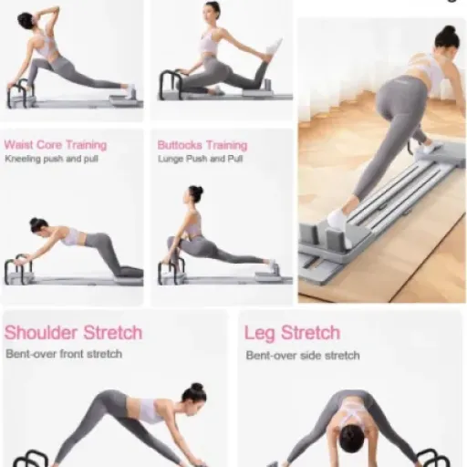 Avis ExeractFit Pilates Reformer Machine : un appareil de Pilates complet pour s’entraîner au sol à la maison