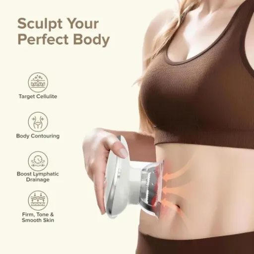 Avis PELCAS Masseur Anti Cellulite : ventouse électrique 3-en-1 pour lisser et tonifier la peau