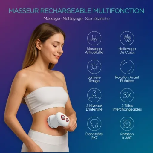 Avis VOYOR VRMM1 : le masseur anti-cellulite polyvalent pour le corps et le visage