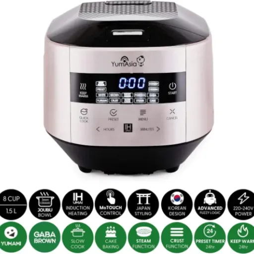 Avis Yum Asia Bamboo : le cuiseur à riz induction qui vise les amateurs de riz sérieux