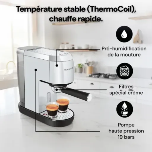 Avis Riviera & Bar BCE350 : la compacte inox qui vise le bon expresso sans prendre de place