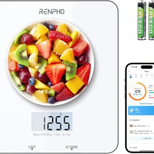 Avis Balance de Cuisine Numérique RENPHO : la balance connectée pour suivre poids, calories et macros