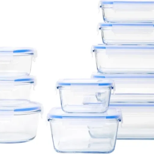 Avis Amazon Basics récipients en verre 20 pièces : le kit pratique pour la conservation du quotidien