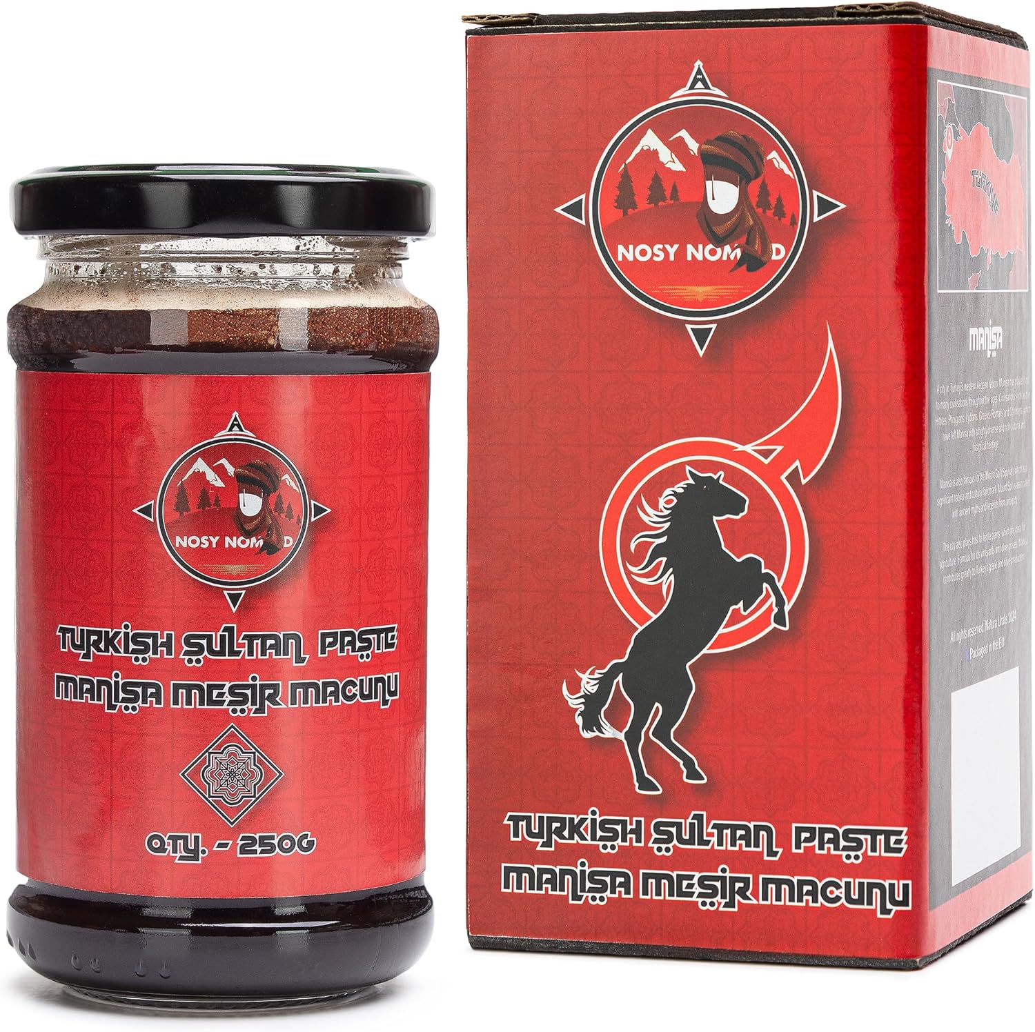 Manisa Mesir Macunu - 250g de Pâte de Sultan Turc Entièrement Naturelle, un Mélange Puissant de 41 Herbes et Epices, Avec du Gingembre, du Gingko Biloba, du Ginseng et Plus Encore