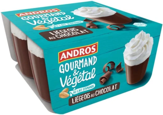 Chocolat Liégeois Vegan Pots, 4 x 90g