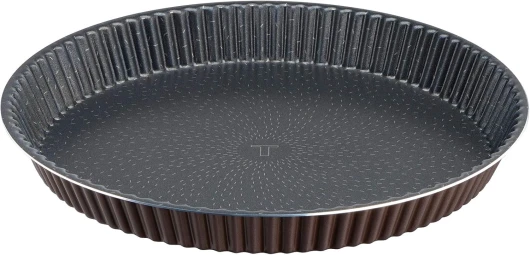 Success Moule à tarte 30 cm, Revêtement antiadhésif sûr, Aluminium 100% recyclé, Fabriqué en France, Chocolat J5548402