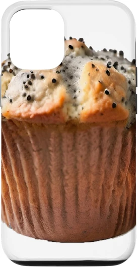 Coque pour iPhone 12/12 Pro Muffin aux graines de pavot