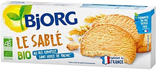 BISCUIT LE SABLÉ BIO 130G, BJORG, LOT DE 4
