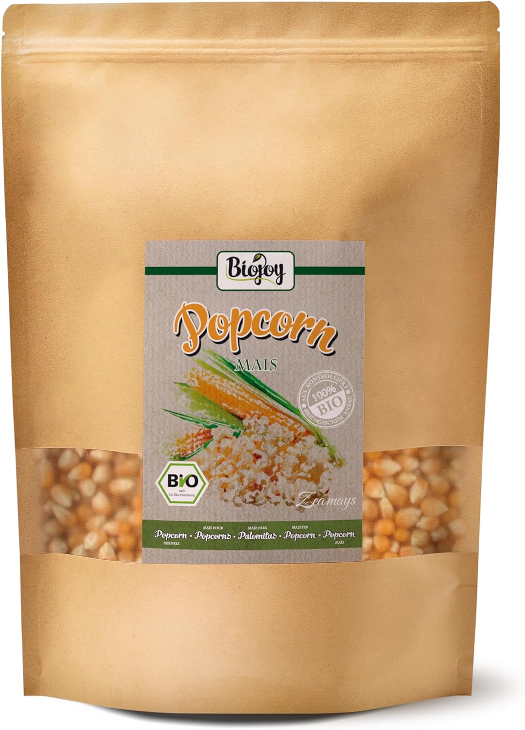 Maïs pour Pop-corn BIO (2 kg), sans additifs