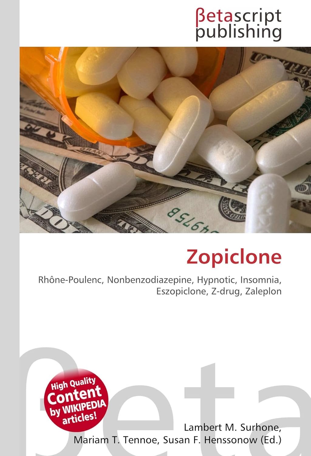 Zopiclone: Rhône-Poulenc, Nonbenzodiazepine, Hypnotic, Insomnia, Eszopiclone, Z-drug, Zaleplon