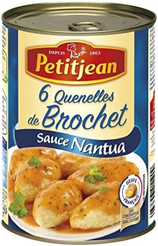 PETIT JEAN - Quenelles De Brochet Sauce Nantua 400G - Lot De 4 - Vendu Par Lot