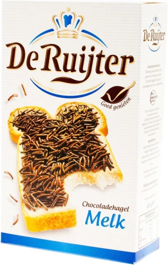 De Ruijter Chocolat au Lait granulé purs, Boîte, 400g