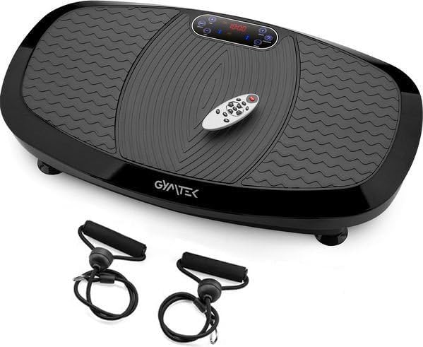 Plateforme Vibrante 3D Intense Gymtek - Machine Sport Maison pour Maigrir du Ventre, Appareil Fitness Platform 3D, 5 Programmes, 2 Moteurs 200W