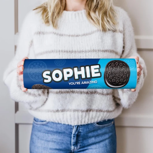 Cadeau Oreo avec nom - Cadeau Oreo personnalisé (1000G)