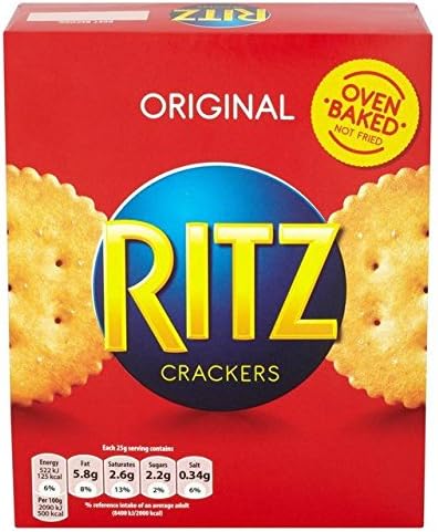 Ritz - Biscuits salés Original Crackers - lot de 2 paquets de 200 g Caramel salé 200 g (Lot de 2)