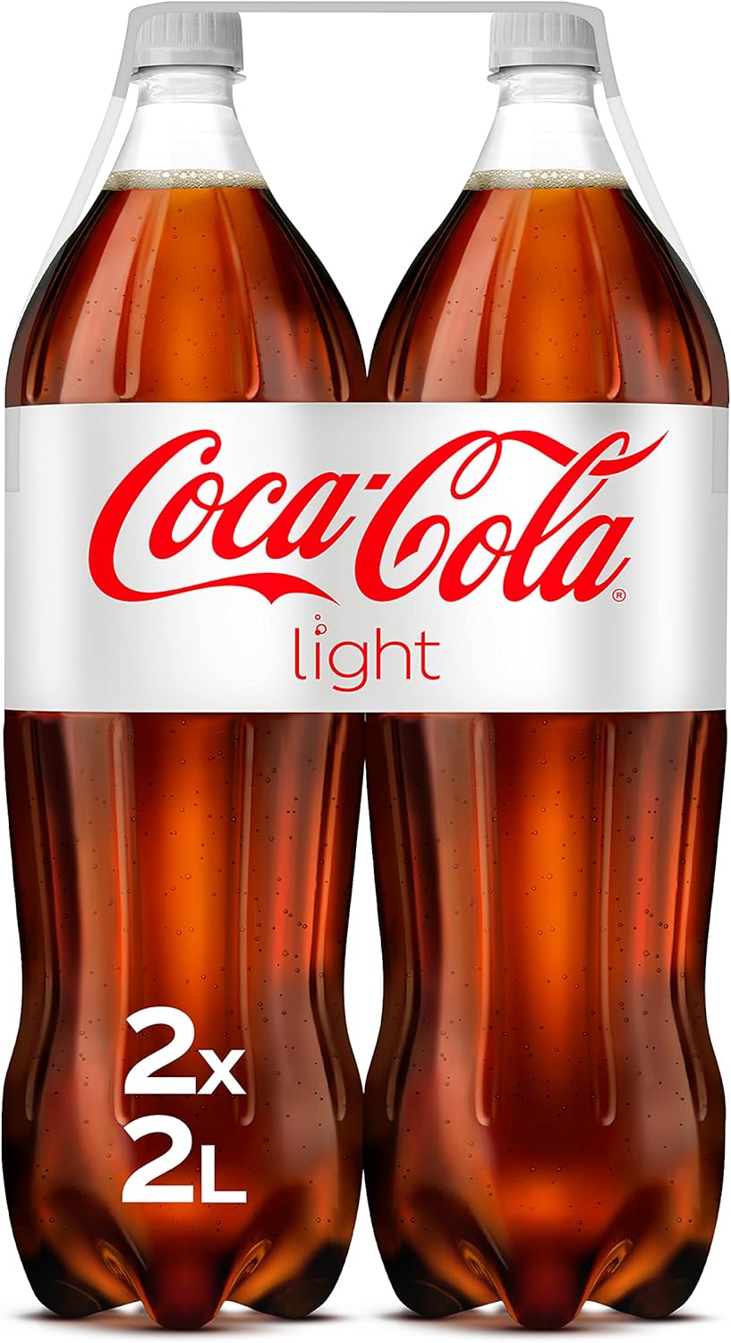 Refresco de Cola Coca Cola Light Pack 2 Botellas 2 l
