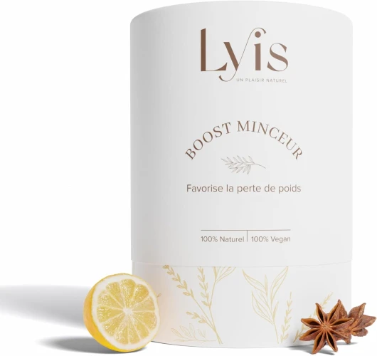 Thé minceur I Alimentation Minceur I Thé digestif I 100% Naturel Végétal Vegan Biologique I Homme et Femme I LYIS PARIS I 20 dosettes Minceur I Marque française