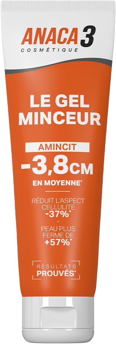 Gel Minceur - Triple Action Anticellulite - Amincit & Raffermit La Peau - Caféine, Carnitine & Spiruline - 1 Application/Jour Pendant 6 Semaines - Fabriqué En France - 150ml