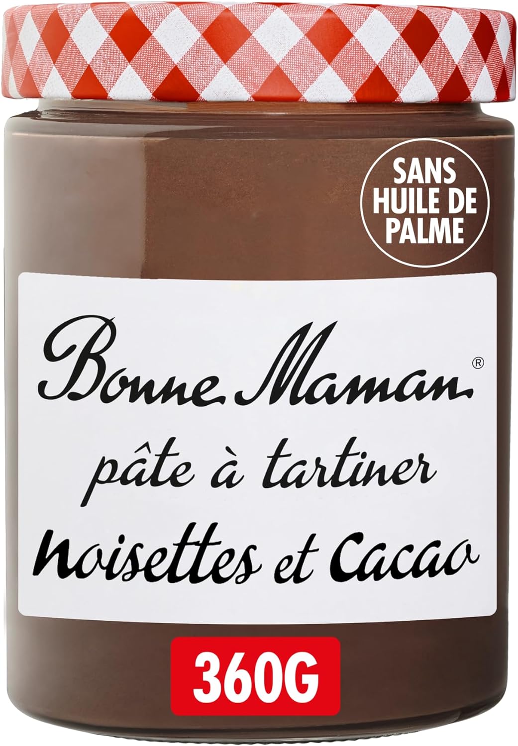 Pâte à Tartiner Noisette et Cacao - Sans Huile de Palme - 360g