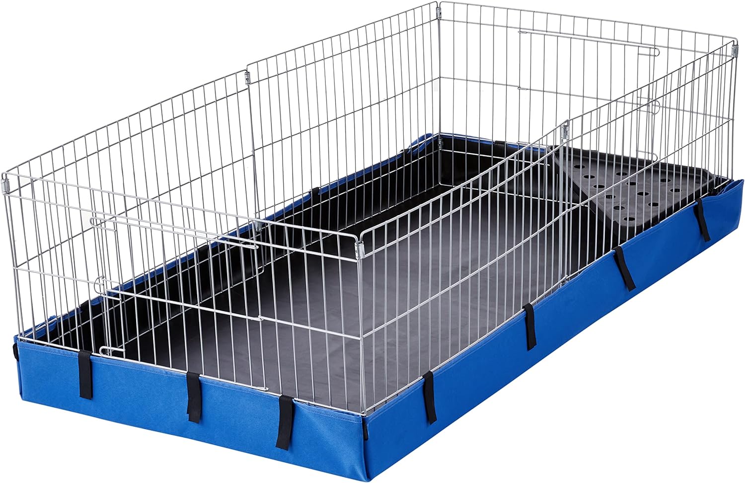 Étanche Cochon d'Inde Cage pour petits animaux avec fond en toile, Bleu, L 118 x l 35 x H 60 cm Canvas Bottom Pet Cage Bleu