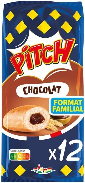 PITCH - Brioche au chocolat moelleuse et délicieuse - 450g, le petit déjeuner parfait pour toute la famille ! - Lot De 3 - Vendu Par Lot