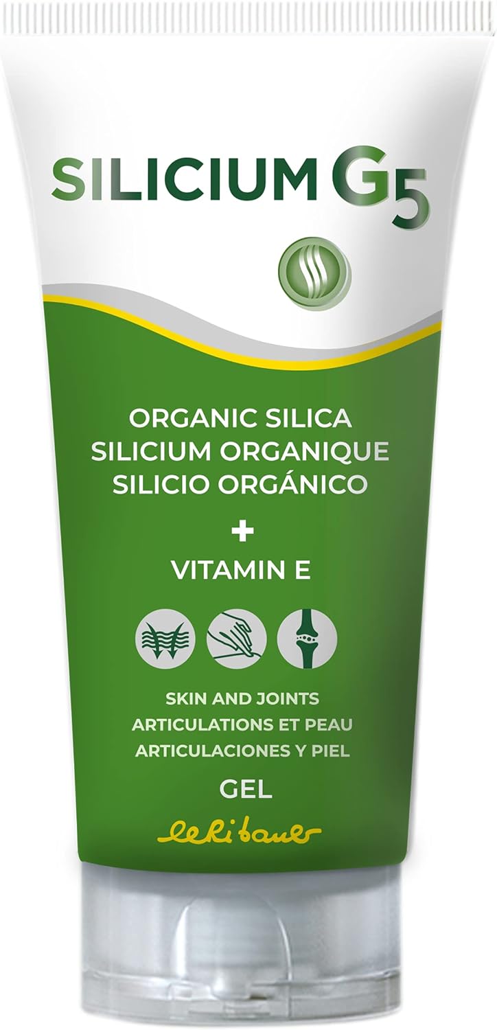 G5 Silicium Gel avec vitamine E pour Anti Douleurs Musculaires Osseuses Articulaires, 150 ml