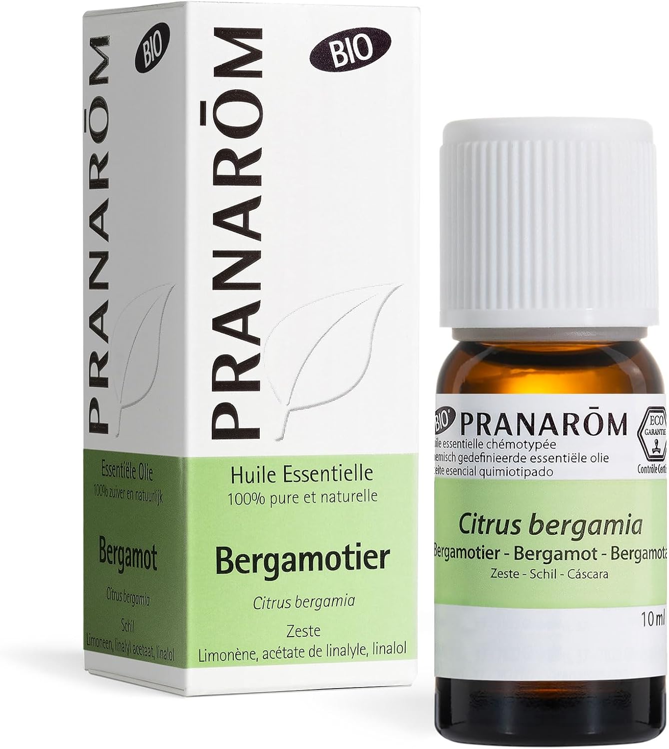 PRANARÔM - Bergamotier Bio - Huile Essentielle 10 ml