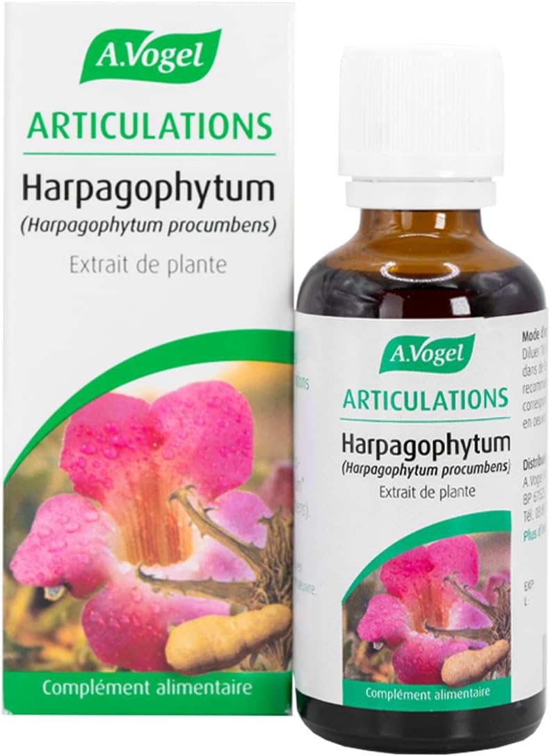 A - VOGEL - Complément alimentaire - Réduit les douleurs articulaires, les rhumastimes et favorise la circulation sanguine - Extrait de Plante Fraîche d'Harpagophytum 100% Bio - 50 ml
