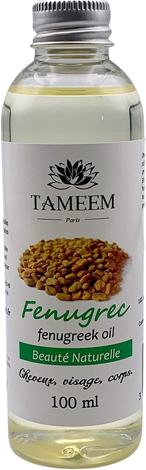 Royal Bee Huile de Fenugrec 100 ml - Pressée à froid Pure et Naturelle - Anti-rides restaure peaux sèches tonifie et augmente la poitrine -Lutte contre la chute des cheveux et la calvitie