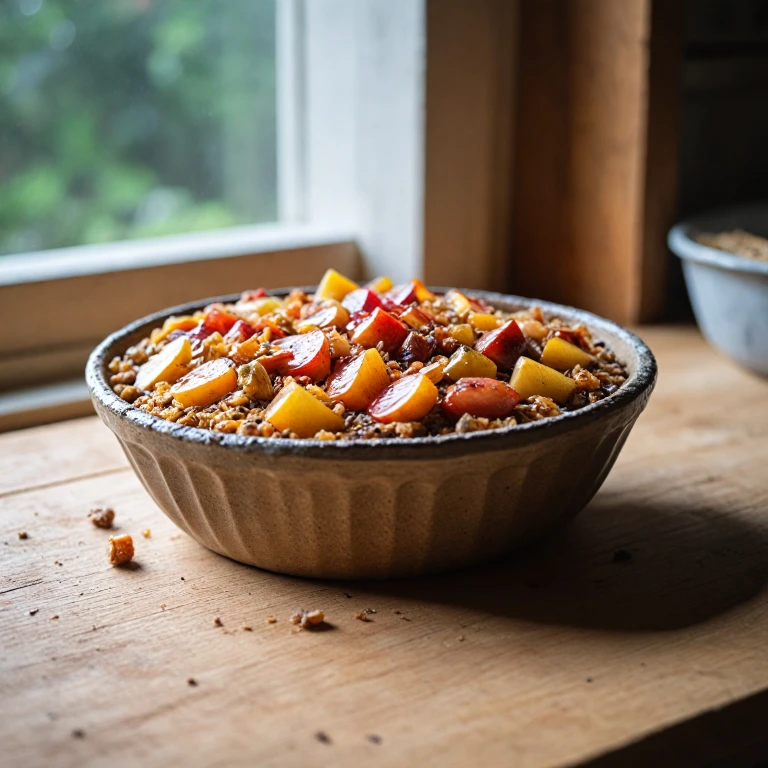 Un délicieux bowl cake à la compote pour une alimentation saine