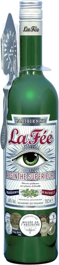 LA FÉE - Parisienne Supérieure Absinthe Verte - Absinthe - 68% Alcool - Origine: France - Bouteille de 70 cl