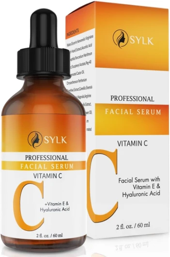 Vitamine C Sérum Visage pour Microneedling + Acide Hyaluronique & Vitamine E - Soin Visage et Contour des Yeux - Anti Cerne, Anti Ride, Anti Tache & Anti Age - 60 ml