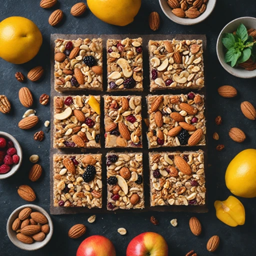 Les bienfaits des barres de fruits et noix pour une alimentation équilibrée