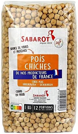 Sabarot- Sachet de pois chiches France 1kg