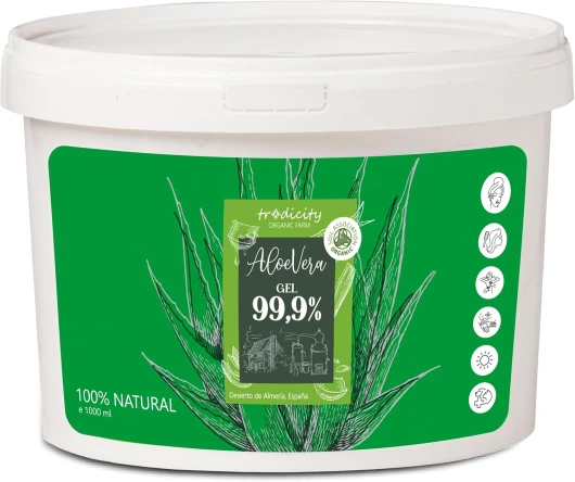 Gel d'Aloe Vera 100% Naturel Soins de la Peau Visage et Corps Cheveux - Extra Hydratant Nourrissant Adoucissant Aprés Soleil Epilation Coups de Soleil Piqûres d'Insectes Bébé 1000 ml 1 kg