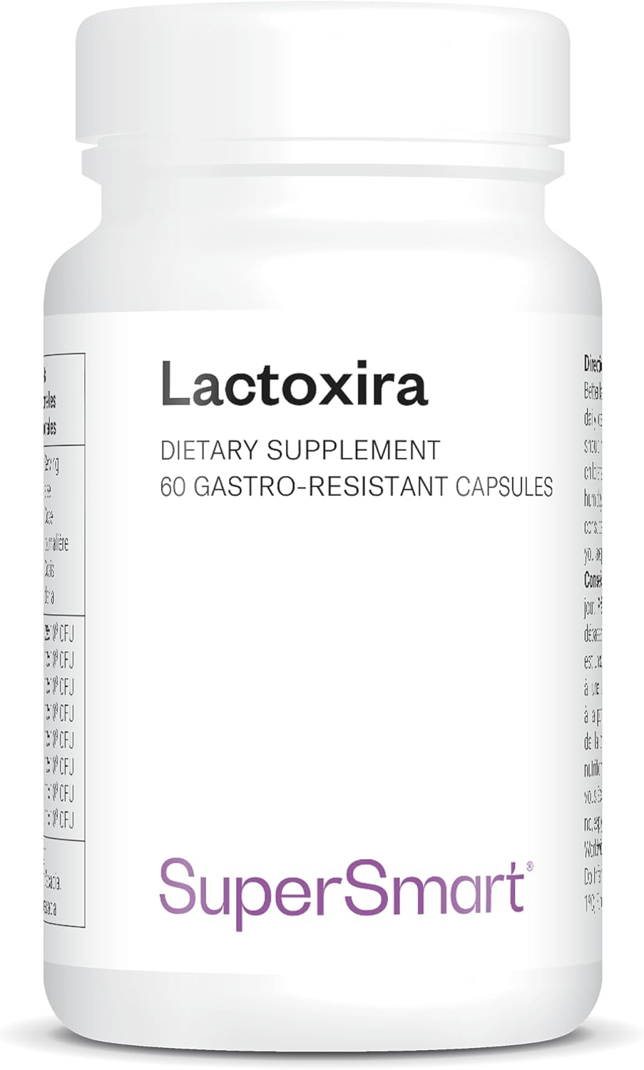 Lactoxira - Micro-Organismes Dont Lactobacillus Casei & Bifidobacterium Longum - Contribue à Supprimer les Troubles de l'Humeur - Sans OGM - 60 Capsules DR