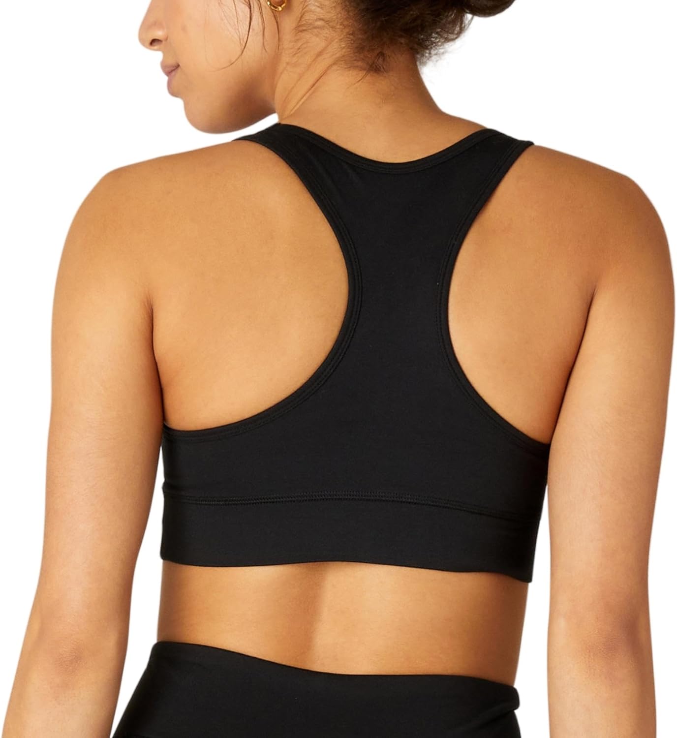 Brassiere Sport Femme - Soutien-Gorge de Sport sans Couture Shock Absorber pour Fitness et Yoga - Soutien-Gorge de Sport Respirant à Impact Élevé, Noir, S