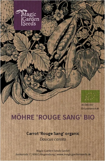 Carotte 'Rouge Sang' (Daucus carota) bio env - 900 semences