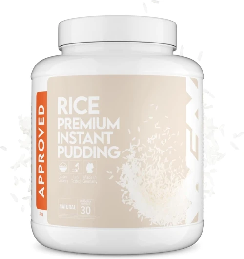 WFN Approved Rice - Creme de riz - Goût naturel - 3kg - Instantané et sans additif - Produit & testé en laboratoire en Allemagne