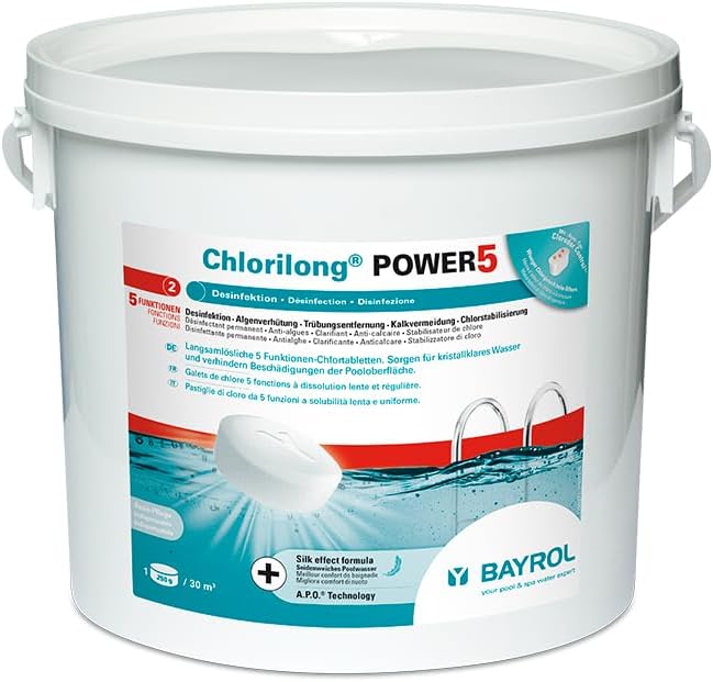 Chlorilong Power 5 Galets de chlore 5 kg weiß