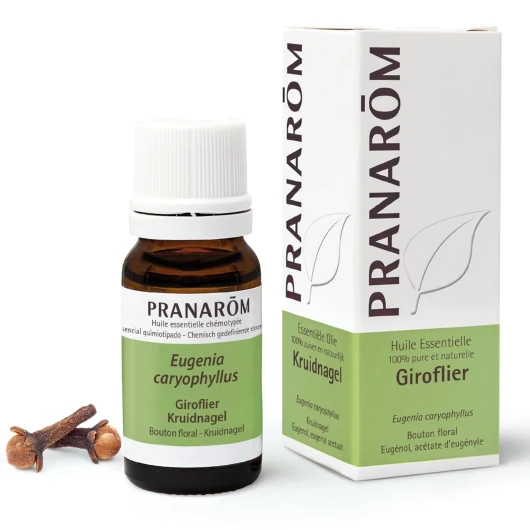 PRANARÔM - Giroflier - Huile Essentielle Chémotypée - Confort bucco-dentaire - 100% Pure Et Naturelle - HECT - 10 ml