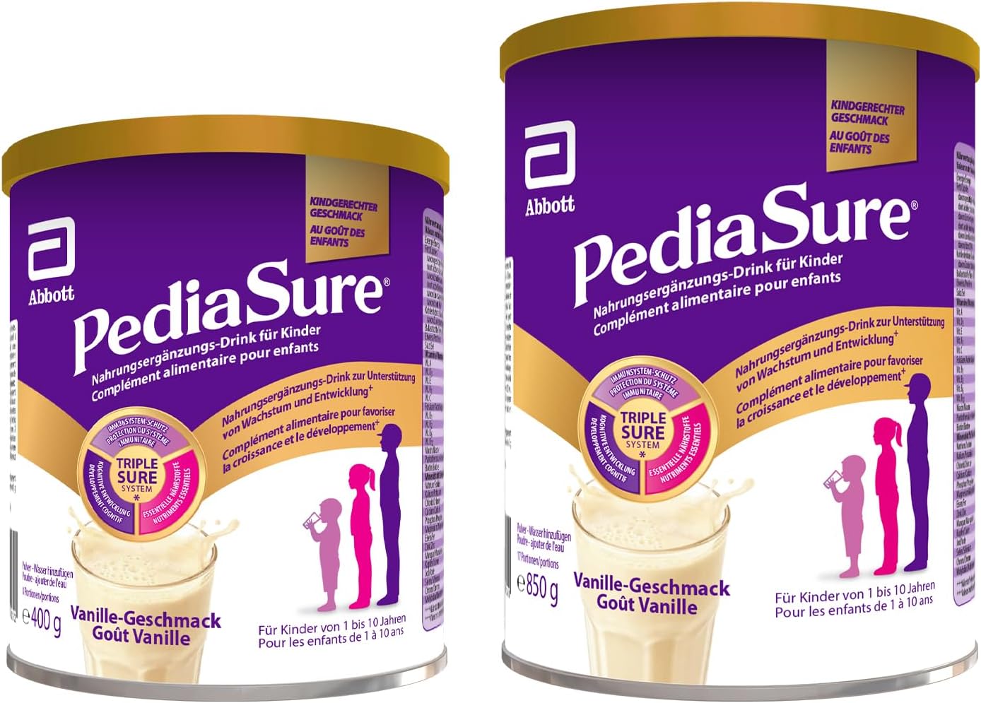 Shake Vanille - Complément alimentaire pour enfants - Shake contenant multivitamines et minéraux, des protéines et des oméga 3 et 6 - À partir de 1 an - 1 x 1.25 kg