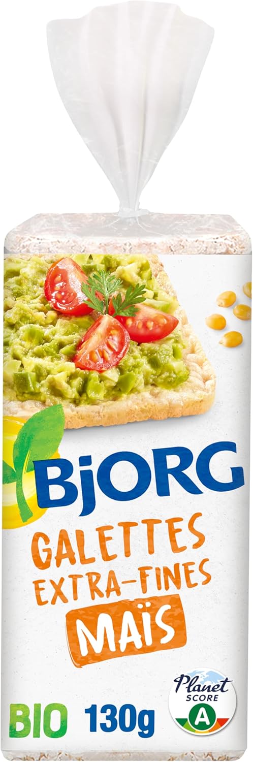 Galettes de Maïs Extra Fines - Texture Légère et Croustillante - Bio - 130 g