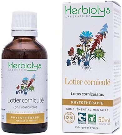 Herbiolys - Extrait De Plantes Fraîches Bio - Lotier corniculé (Lotus corniculatus) - Stress & Sommeil - Phytothérapie Bio - 50 ml Lotier corniculé 50 ml (Lot de 1)