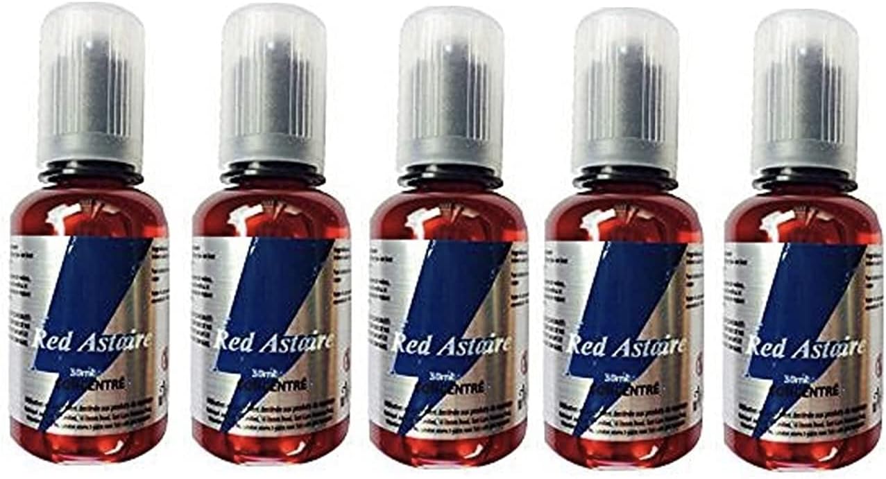 Mentholées Concentré Red Astaire 30ml Tjuice (5 Pièces) Sans tabac ni nicotine, en Bouteille