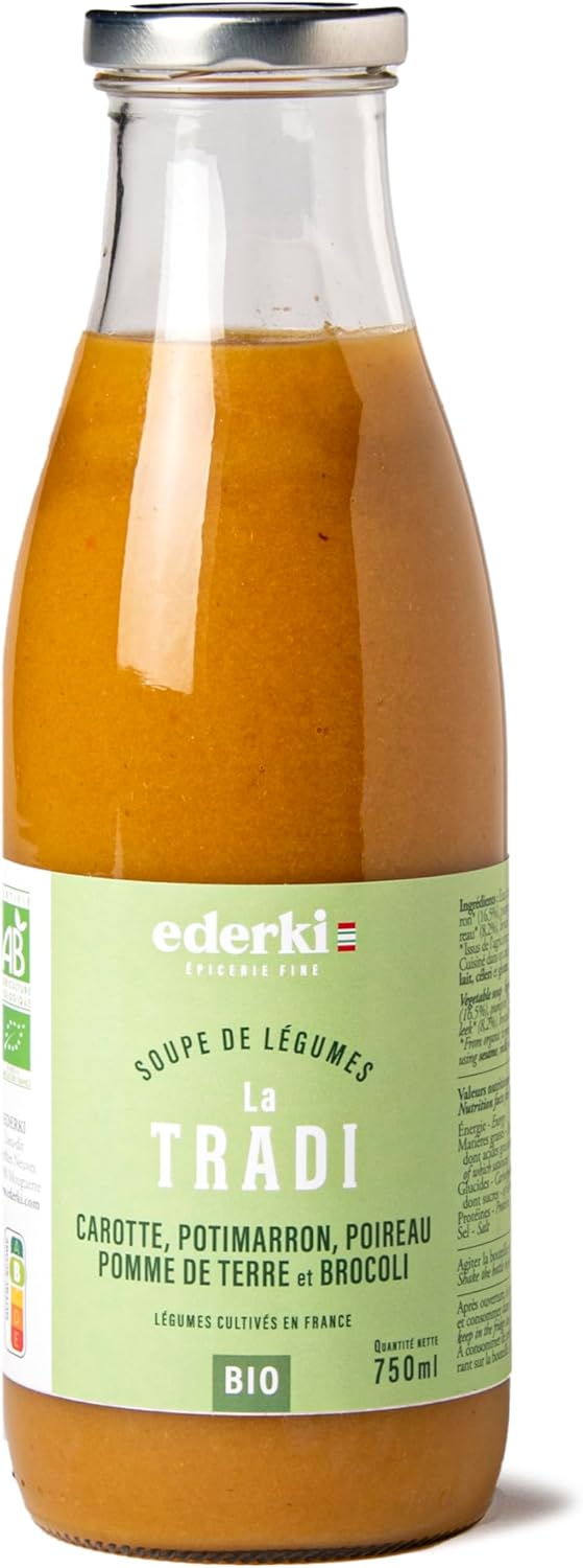 EDERKI - La tradi - Soupe velouté 5 légumes 75cl