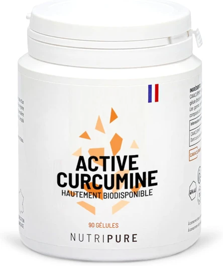 Active Curcumine 100% pure Cavacurmin® - Vegan - Antioxydant & anti inflammatoire naturel - Hydrosoluble : biodisponibilité 39X sans additif nocif - 90 gélules - 1 Mois - Made in France