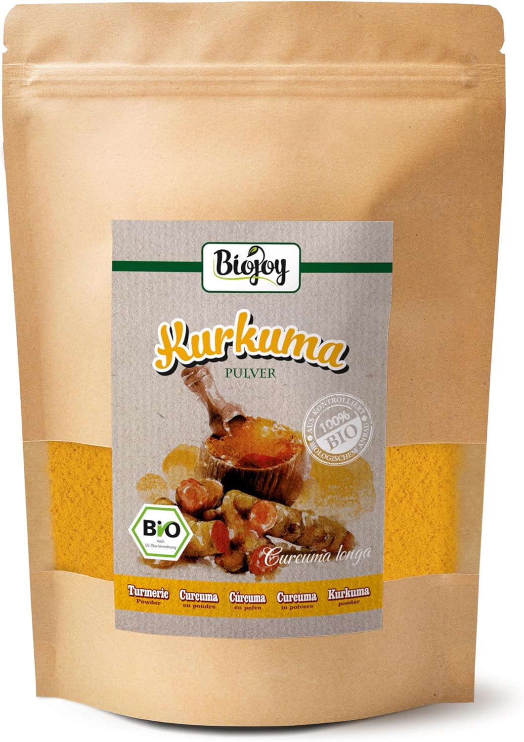 Curcuma en poudre BIO (500 g), Racine de curcuma moulue (Curcuma longa)