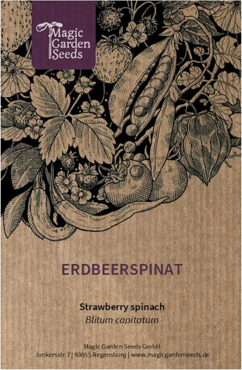 Épinard à la fraise (Blitum capitatum) - env - 100 graines Légume ancien à feuilles Épinard Plante d'ornement